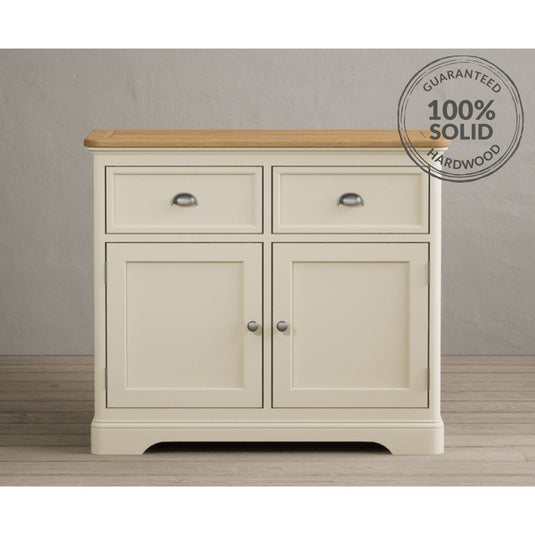 Bridstow Oak and Cream Painted Small Sideboard Sideboards Bridstow 