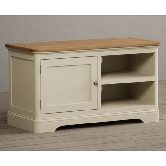 Bridstow Oak and Cream Painted Small TV Cabinet Occasionals Bridstow 