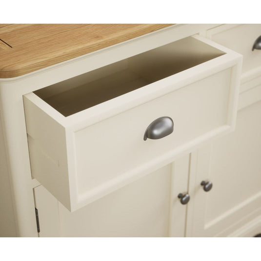 Bridstow Oak and Cream Painted Small Sideboard Sideboards Bridstow 