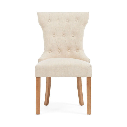 Clara Cream Fabric Dining Chairs Dining Chairs Clara 